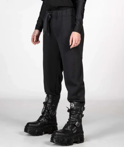 New Rock Casual Black Sweatpants (2)