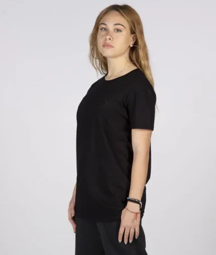 New Rock Round Neck T Shirt Czarny (2)